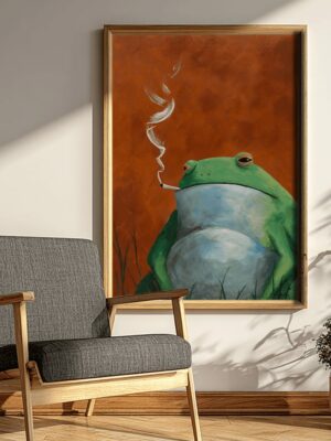 'The Addicted Frog' no. 1 - Painting Reproduction