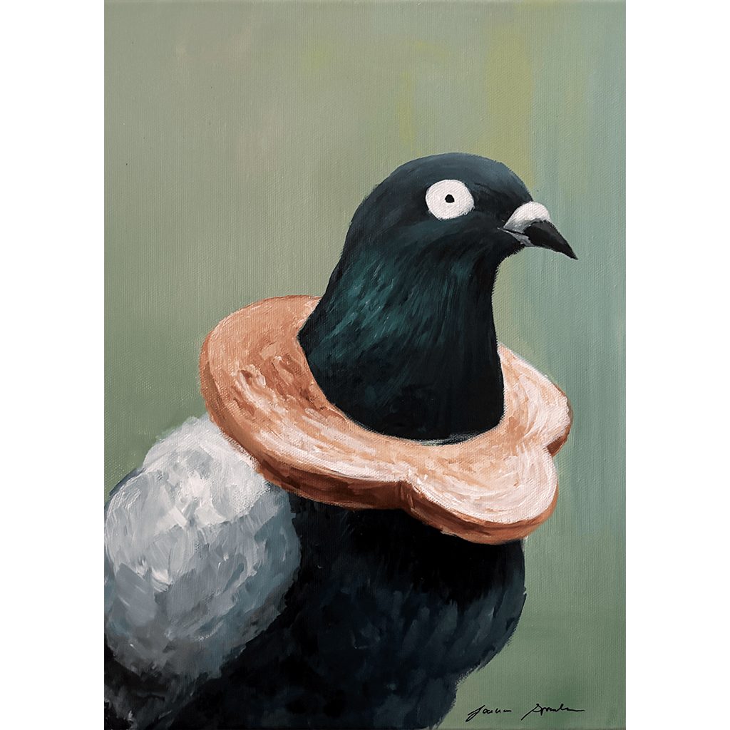 'The Bread Hunter' - Painting Reproduction