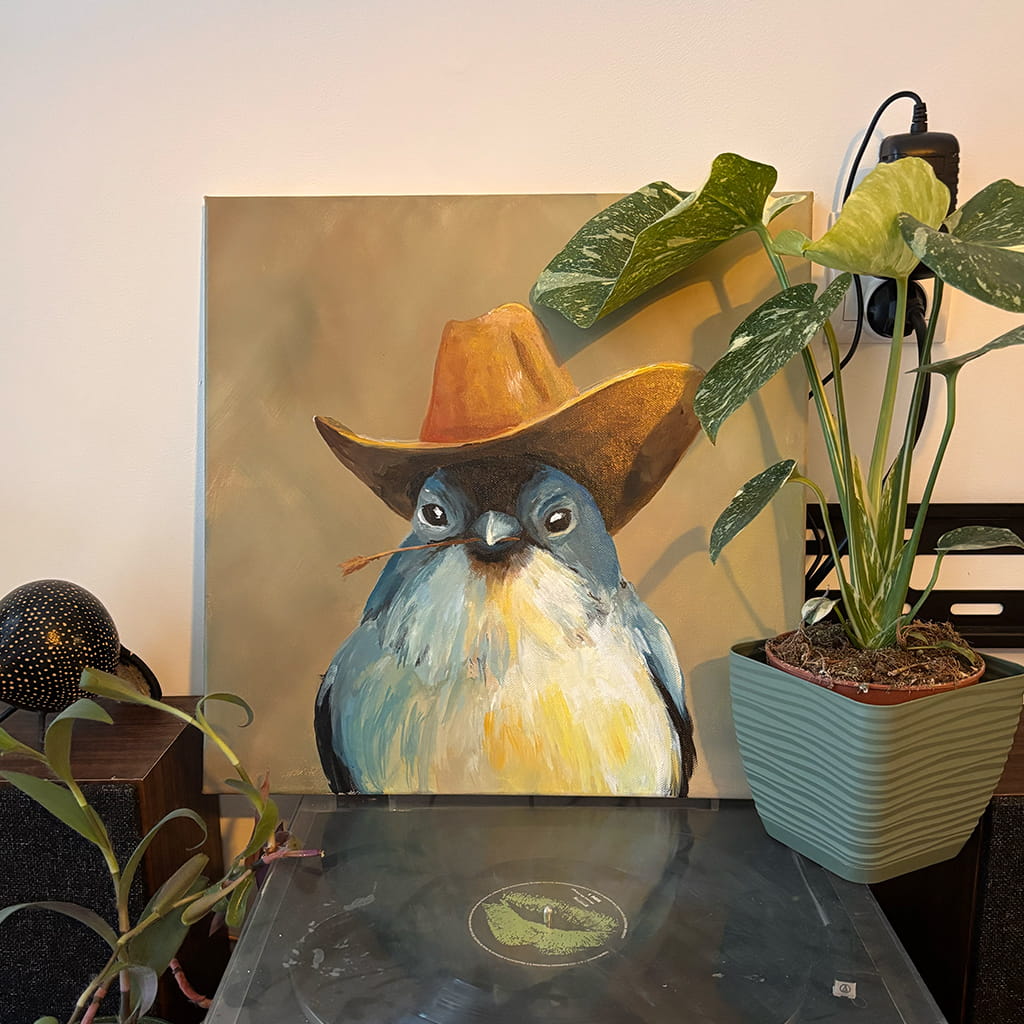 "Outlaw Tit" - Acrylic on Canvas (SOLD)