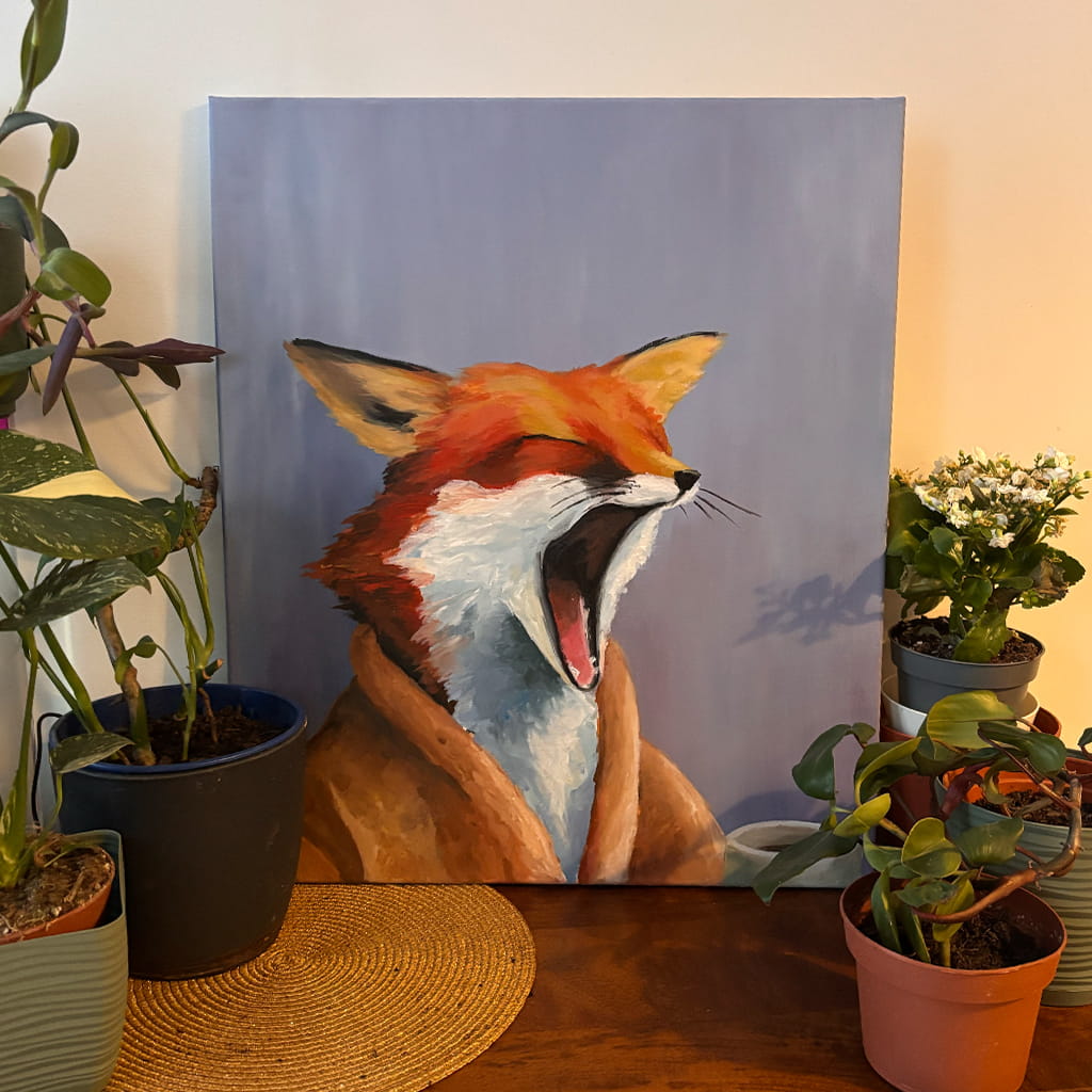 "Good Morning" - Acrylic on Canvas (SOLD)