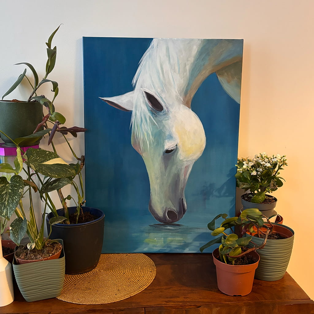 "Reflection" - Acrylic on Canvas (SOLD)
